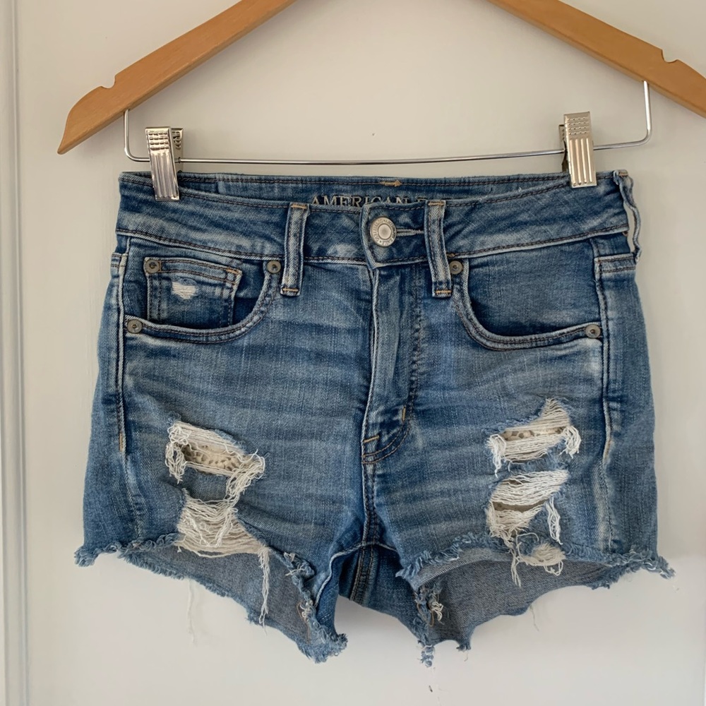 American Eagle cut off jean shorts